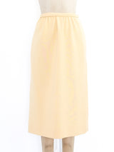 Halston Buttercream Knit Ensemble Suit arcadeshops.com