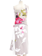 Dries van Noten Hand Painted Floral Dress Dress arcadeshops.com