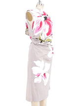 Dries van Noten Hand Painted Floral Dress Dress arcadeshops.com