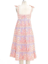 Pierre Deux Floral Block Printed Sun Dress Dress arcadeshops.com