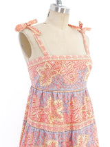 Pierre Deux Floral Block Printed Sun Dress Dress arcadeshops.com