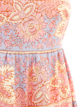 Pierre Deux Floral Block Printed Sun Dress Dress arcadeshops.com
