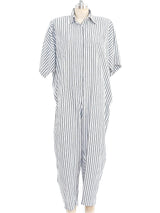 Norma Kamali Oversized Striped Jumpsuit Suit arcadeshops.com