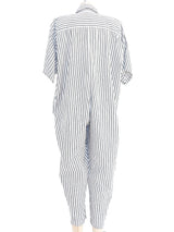 Norma Kamali Oversized Striped Jumpsuit Suit arcadeshops.com