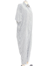 Norma Kamali Oversized Striped Jumpsuit Suit arcadeshops.com