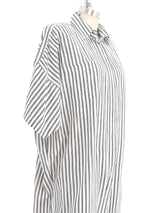 Norma Kamali Oversized Striped Jumpsuit Suit arcadeshops.com