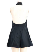 Claude Montana Halter Romper Suit arcadeshops.com