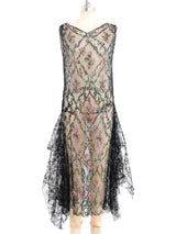 1920's Embellished Lace Dress Dress arcadeshops.com