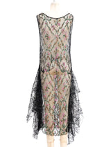 1920's Embellished Lace Dress Dress arcadeshops.com