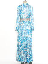 Floral Paisley Printed Jumpsuit Suit arcadeshops.com