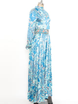 Floral Paisley Printed Jumpsuit Suit arcadeshops.com