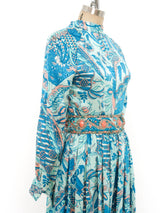 Floral Paisley Printed Jumpsuit Suit arcadeshops.com