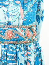 Floral Paisley Printed Jumpsuit Suit arcadeshops.com