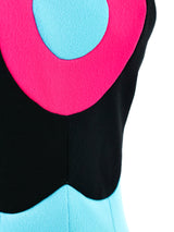 Aqua Crepe Daisy Jumpsuit Suit arcadeshops.com