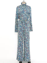 Diane Von Furstenberg Printed Jumpsuit Suit arcadeshops.com