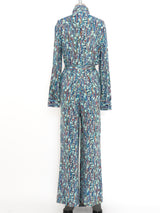 Diane Von Furstenberg Printed Jumpsuit Suit arcadeshops.com