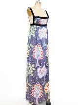 Geoffrey Beene Floral Mosaic Gown Dress arcadeshops.com
