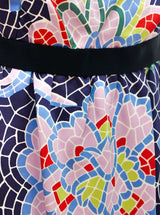 Geoffrey Beene Floral Mosaic Gown Dress arcadeshops.com