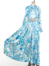 Floral Paisley Printed Jumpsuit Suit arcadeshops.com