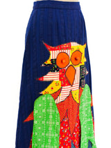 Patchwork Owl Skirt Bottom arcadeshops.com