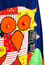 Patchwork Owl Skirt Bottom arcadeshops.com