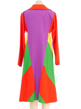 1960's Colorblock Coat Jacket arcadeshops.com