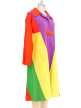 1960's Colorblock Coat Jacket arcadeshops.com