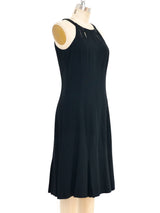 Chanel Pleated Crepe Dress Dress arcadeshops.com