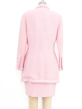 Chanel Baby Pink Tweed Suit Suit arcadeshops.com