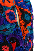 Dimensional Ribbon Embellished Cropped Jacket Jacket arcadeshops.com