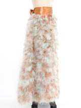 Adolfo Marabou Feather Skirt Bottom arcadeshops.com