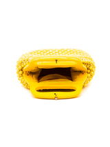 1960's Yellow Plastic Bead Bag Accessory arcadeshops.com