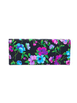 1960's Floral Printed Satin Clutch Accessory arcadeshops.com
