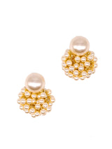 Faux Pearl Cluster Earrings Accessory arcadeshops.com