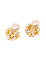Faux Pearl Cluster Earrings Accessory arcadeshops.com