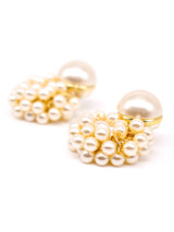 Faux Pearl Cluster Earrings Accessory arcadeshops.com