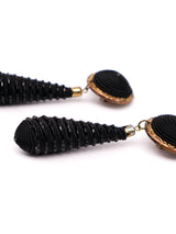 Bead Embellished Tear Drop Earrings Accessory arcadeshops.com