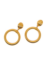 Ribbed Hoop Earrings Accessory arcadeshops.com