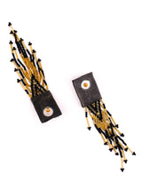 Fringed Crystal Earrings Accessory arcadeshops.com