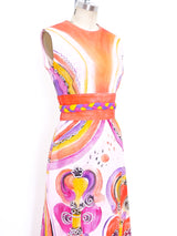 Hand Painted Sleeveless Maxi Dress arcadeshops.com