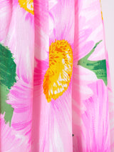 Floral Silk Chiffon Scarf Dress Dress arcadeshops.com