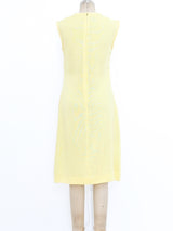 Floral Embroidered Linen Dress Dress arcadeshops.com