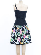 Victor Costa Floral Bustier Dress Dress arcadeshops.com