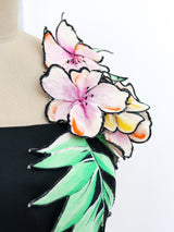 Victor Costa Floral Bustier Dress Dress arcadeshops.com