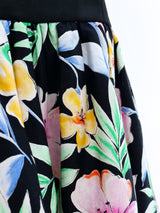 Victor Costa Floral Bustier Dress Dress arcadeshops.com