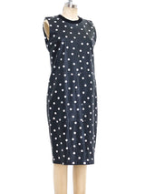 Gianfranco Ferre Polka Dot Leather Dress Dress arcadeshops.com