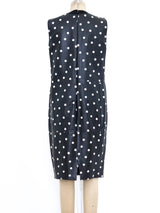 Gianfranco Ferre Polka Dot Leather Dress Dress arcadeshops.com