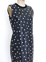 Gianfranco Ferre Polka Dot Leather Dress Dress arcadeshops.com