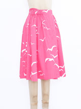 Gucci Bird Printed Wrap Skirt Bottom arcadeshops.com