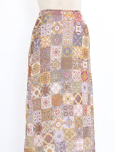 Todd Oldham Tile Printed Skirt Bottom arcadeshops.com